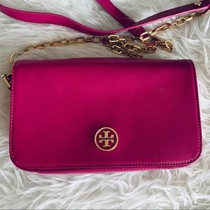 Tory Burch Robinson Mini Saffiano Crossbody Bag